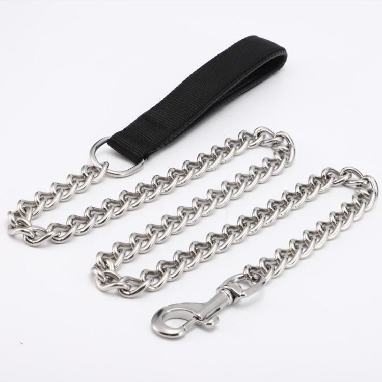Stainless Steel Anti-Bite Dog Leash for All Sizes