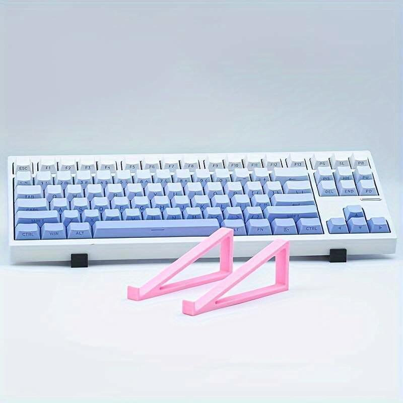 1 Paar Tastatur-Erhöhungsständer Einfacher Monitorhalter Erhöhter Tastaturwinkel Computer-Tastatur-Riser Zubehör