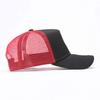 New Era 9FORTY Mesh-Kappe, Schwarz/Scharlachrot, Einheitsgröße (Einstellbar)