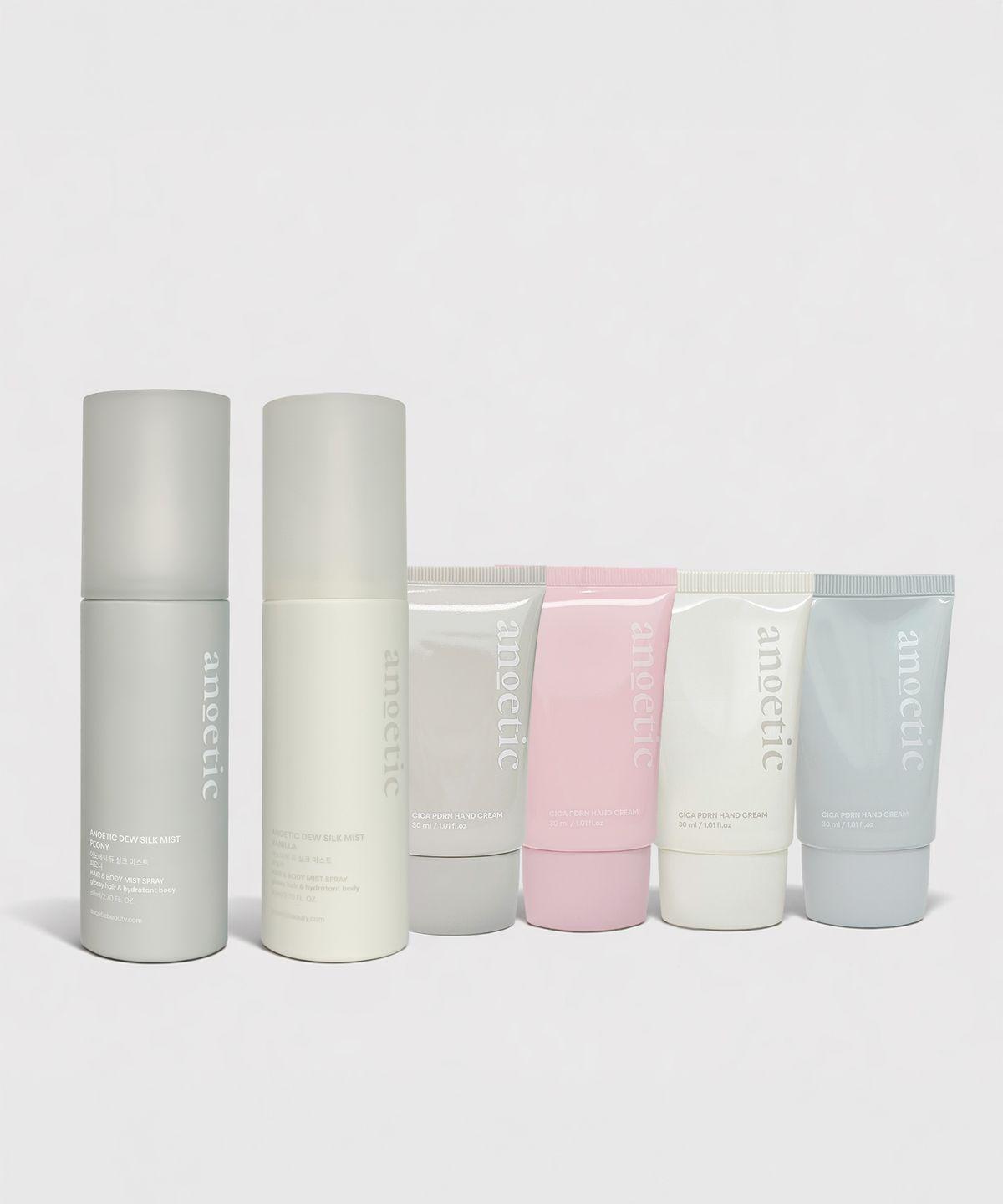 ANOETIC DEW SILK MIST & HAND CREAM PEONY