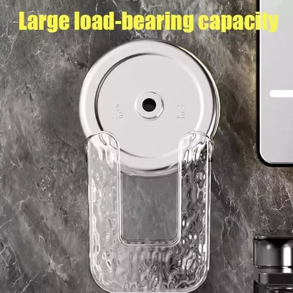 Wall Mounted Tissue Box Kitchen Wipes Storage Box Invisible Sticker Mounting