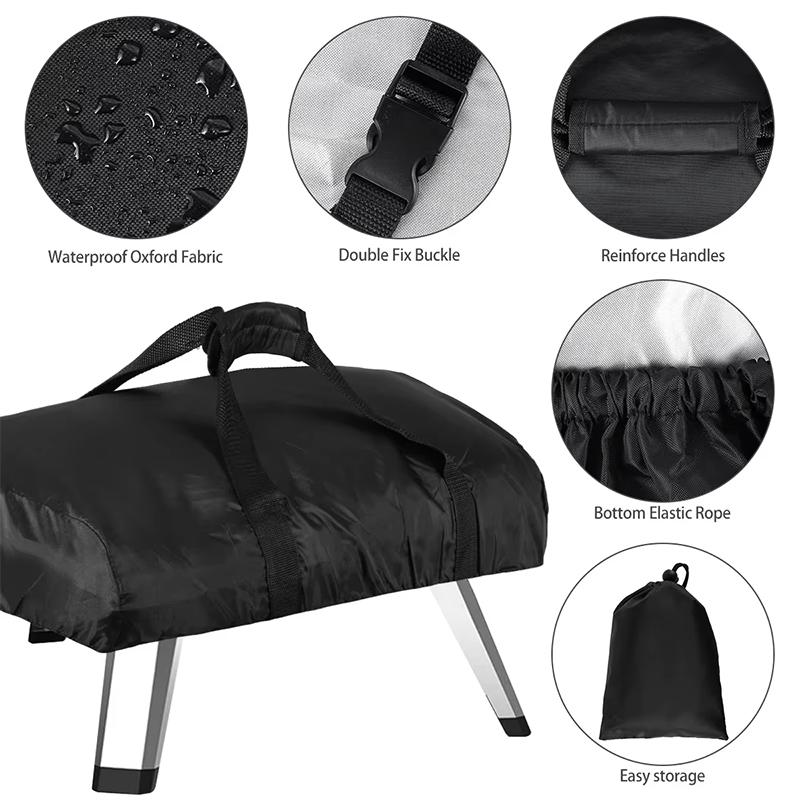 Pizza Oven Cover 210D Oxford Compatible Koda 12 16 Outdoor Sunscreen Protective Dustproof Waterproof Grill Case Bbq Accessories