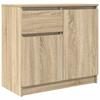 VidaXL Buffet with Drawer Sonoma Oak 71x35x65 Cm Engineered Wood, Storage Furniture, Buffet, Entryway Furniture, Furniture 861600