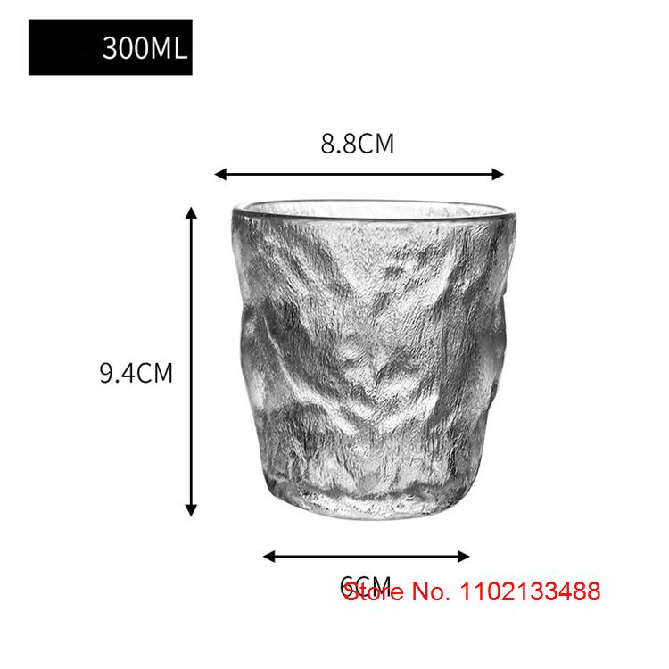 Glacier Whiskey Glass Gift Box Old-fashioned Crystal Wine Cup Retro Chivas Rock Tumbler Snifter Japan Whisky Glasses For Testing