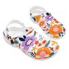 Allover Printed EVA Yard Clogs Unisex Lightweight Soft Slip On Garden Yard Home Bathroom Casual Walking Leisure Sandals Beach Wear