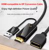 Cable Convertidor 4K compatible con HDMI a DisplayPort DP HDTV Macho a Adaptador Hembra DP Cable de Conversión para Portátil PS5 Xbox Monitor