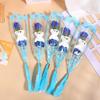 Cute Bear Rose Bouquet Transparent Packaging Bear Rose Bouquet Romantic Single Rose Bear Gift for Valentine Day Mother Day