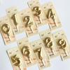 Gold Number Candle for Cake Decoration - Perfect for Birthdays, Valentine's Day, New Year, and More.