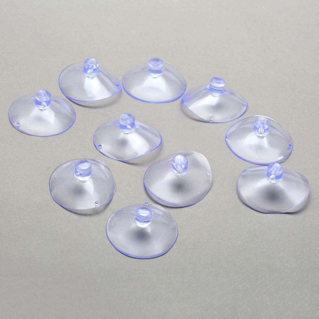10Pcs Clear Strong Vacuum Suckers Hook Hanger Sucker Suction Cups For Window Kitchen Bathroom Doll Toy Fridge 28/30/35/40mm