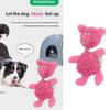Portable And Washable Cotton Rope Dog Toy Squeaking Dog Chew Toy Mop Shape Dog Teeth Cleaning Toy