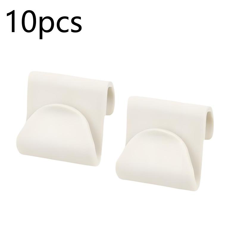 10Pcs Hidden Car Glove Box Hooks Plastic Hanger For Passenger Side Storage Universal Auto Interior Organizer Clips