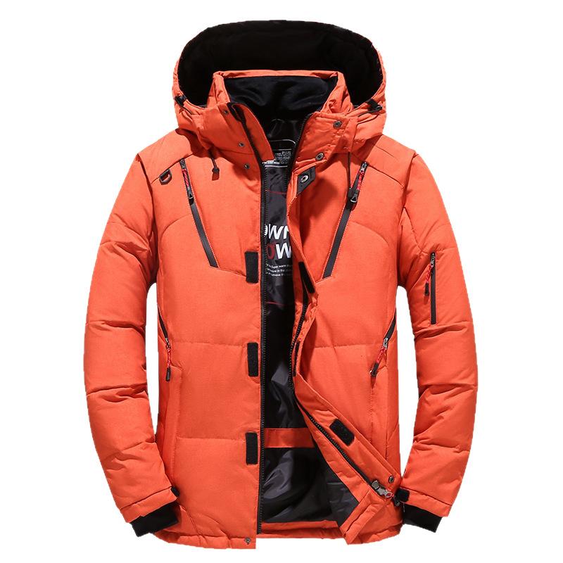 2025 Down Jacket Men's Short Winter Casual Outdoor Thickened Hooded Winter Jacket