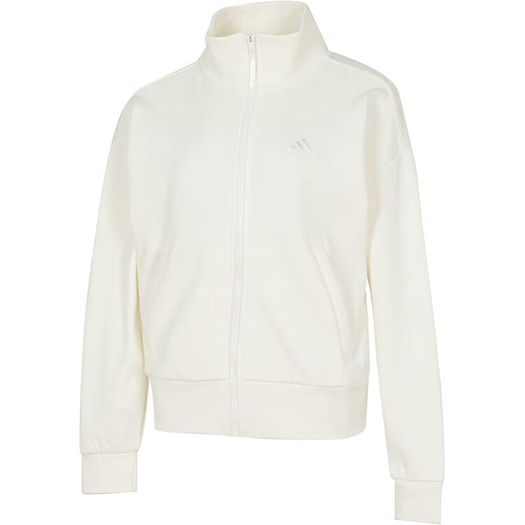 

Adidas Knitted Sports Windbreaker Stand Collar Jacket Women Jackets KS2829 XL