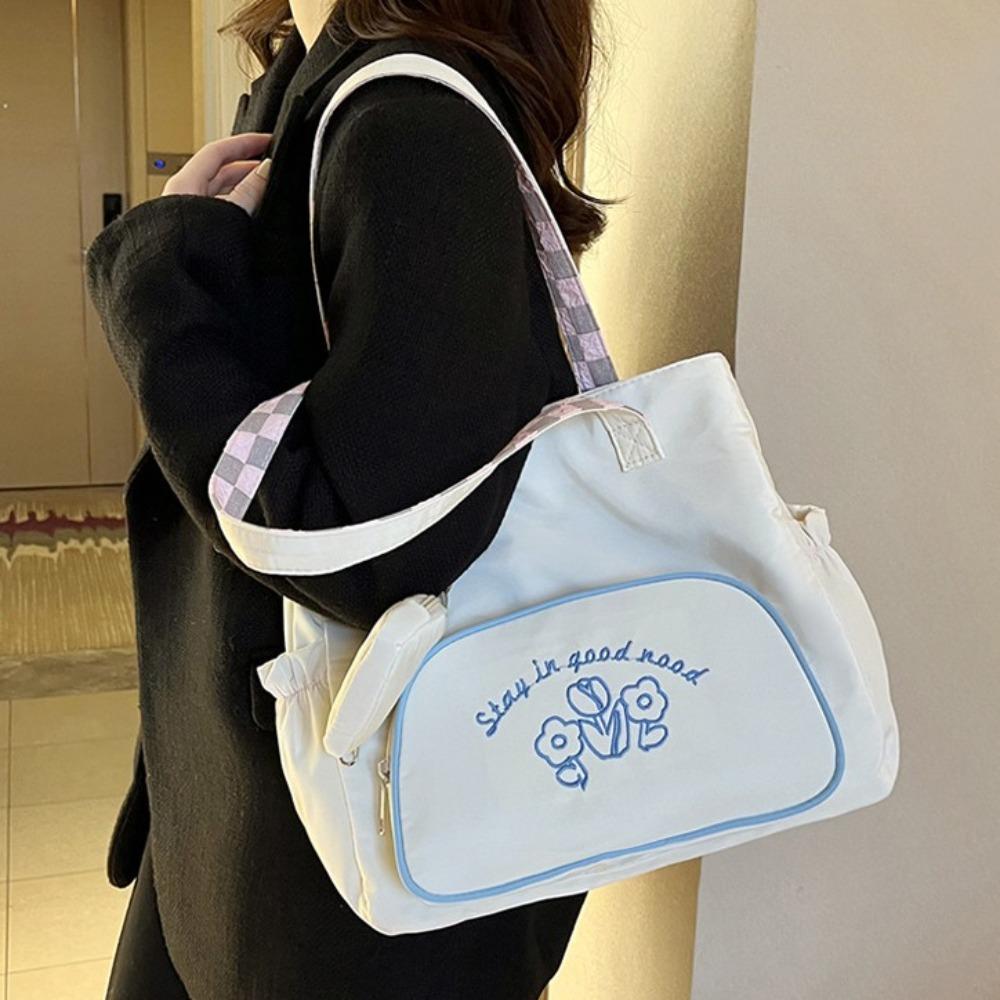 

Модная сумка через плечо большой емкости, прекрасная сумка для покупок с принтом, новая большая сумка