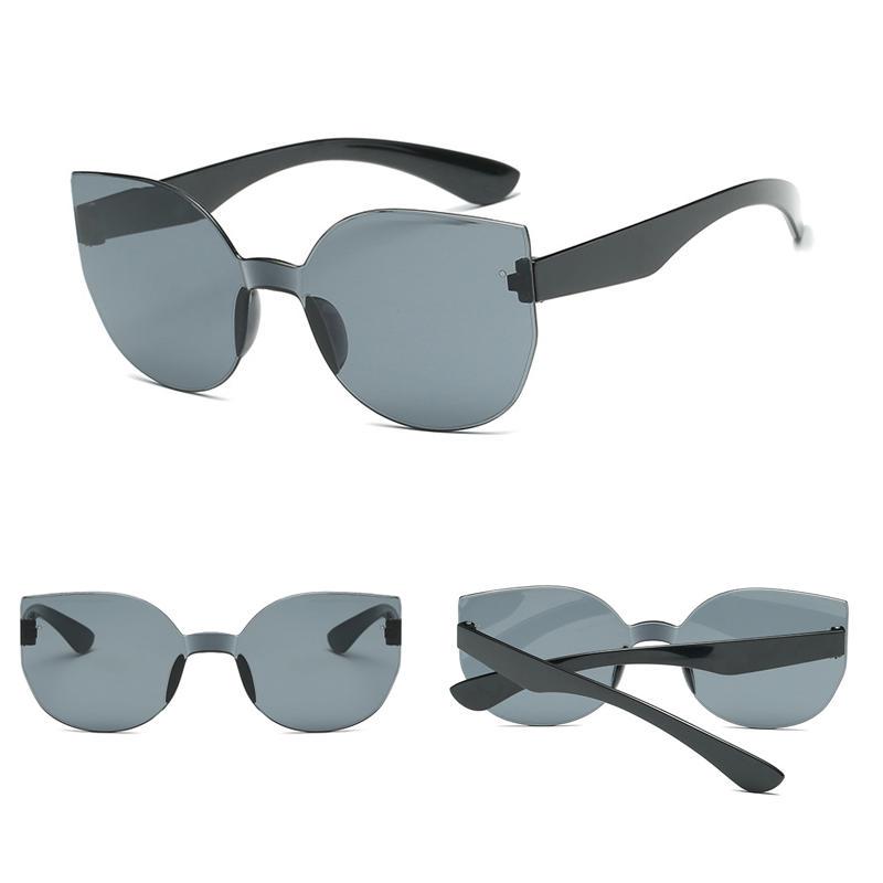 Driving Rimless Retro Unisex Plastic UV400 Sunglasses Screwless Outdoor Fashion  Delicate Jewelry