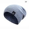 Knitted Hats Winter Unisex Warm Casual Slouchy Hats Outdoor Wool Caps Mens Beanie Letter Solid Color Fashion Street Hip Hop Hats