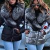 Fashion Plus Size Winter Coats for Women Thick Hooded Jackets with Faux Fur Zipper Up Outwear Autumn Winter Coats