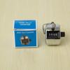 1Pc Metal Pure Mechanical Counter Pointer Student Movement Count 4-digit Hand Counter