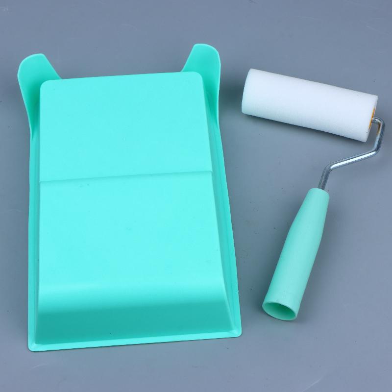 Durable Foam Paint Roller Sleeves Mini White Sponge Rollers For Art Painting Decorating Cleaning Diy Tools