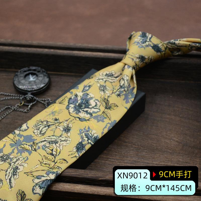 

Галстук Мужской Формальный Наряд Британский Джентльмен Ретро Стиль Широкая Версия 9 см Ручная Работа Студент Профессиональная Одежда