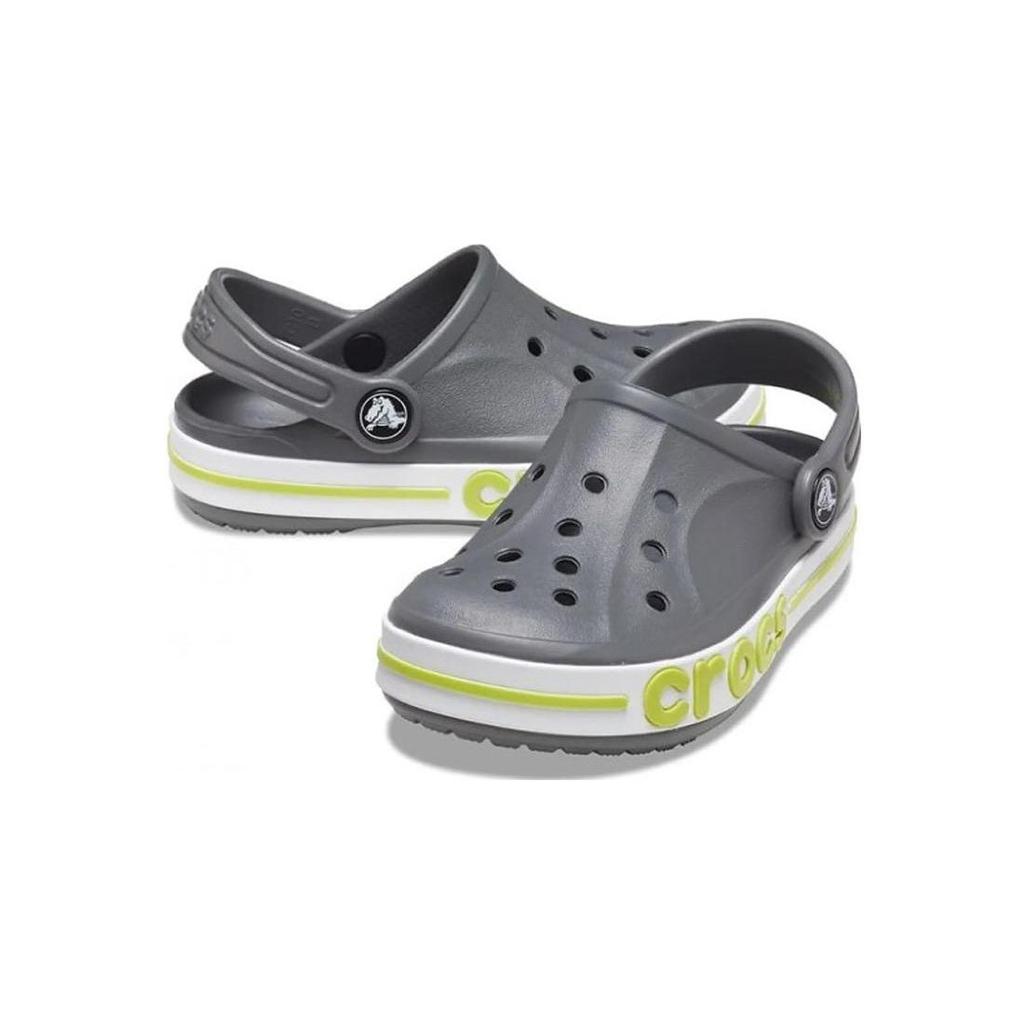 Crocs Bayaband Clog Comfortable Versatile Durable Non-Slip Breathable Sandals Kids Sandals Gray 207019-0GX