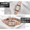Women'S Square Watch Niche Design Simple Temperament Student Bamboo Belt Light Luxury Women'S Watch