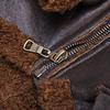 Dog Leather Jacket Cool Winter Warm Dog Pet Clothes for Home Outdoor and Parties