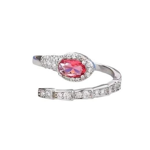 Jewelry Oval Egg Zircon Snake Ring Inlaid Egg Surface Zircon Snake Ring Ring