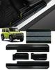 Stainless Steel Carbon Fiber Suzuki Jimny Nomad Dedicated Side Step Guard Scuff Checker Plate Scratch Dirt Mirror Easy Tape Maplewoodcar Scuff JC74W