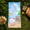 Character P-Peach C-Cat Towel Beach Towel, Quick Drying Absorbent Bath Towel For Swim,Gym,Camping,Outdoor Hot