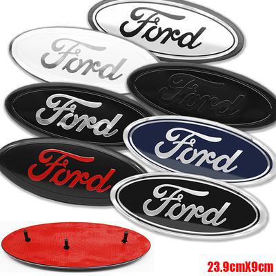 MOUD1 Car Front Grille Emblem Rear Trunk Logo Badge Modification Decoration Stickers For Mk2 Mk3 Focus Fiesta Ranger Mondeo S-MAX