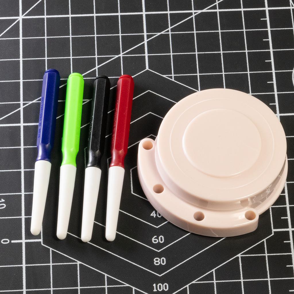 6PCS Watch Repair Tool Kit Watch Oiler 1 Oil Cup 4 Oil Pen Pins Air Dust Blower Watch Oil Applying Tool Watch Repair Tool Kits
