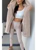2024 Autumn/Winter European & American Women's Plush Loose Hooded Jacket Coat