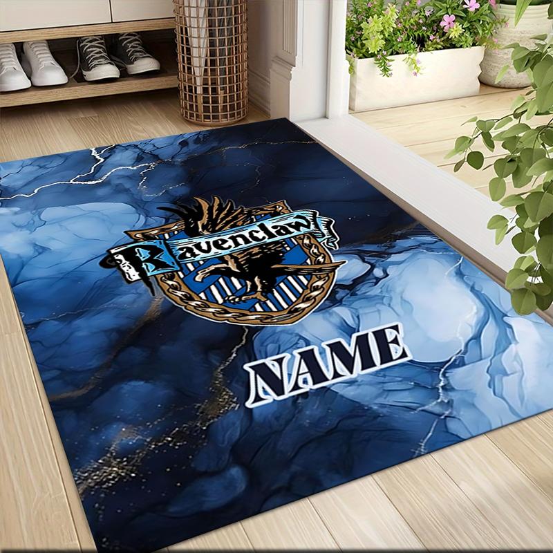 Custom Name Ravenclaw Pride Honor Carpet Rug Customizable Soft Washable Anti-Slip Home Living Room Sofa Mats Personalized Rug. 090972
