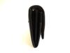 Authentic PRADA Saffiano Black Hibiscus Leather Bifold Long Flap Wallet #a886  Refurbished