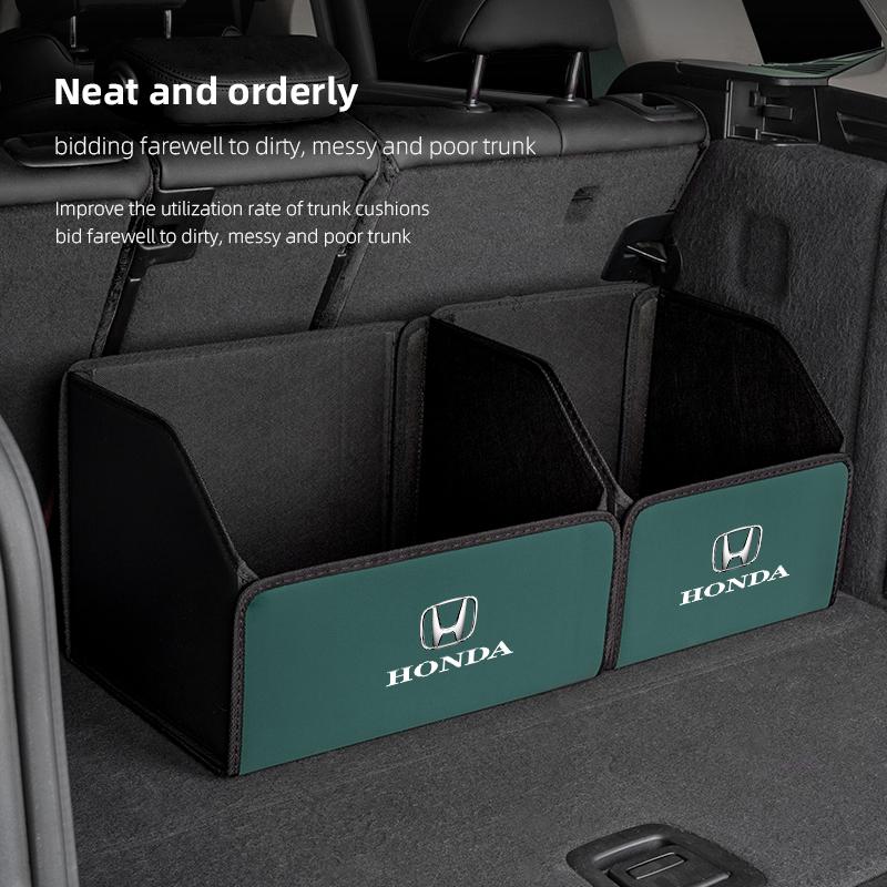 Car Boot Storage Box Large Capacity Sundries Tool Box For Honda Civic Fit Jazz Accord Pilot CRV Odyssey Passport City Shuttle