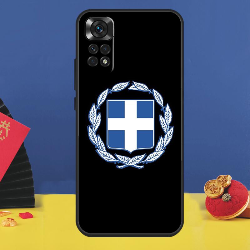 

Greece Greek Flag Phone Case For Xiaomi Redmi Note 14 Pro 13 12 9 10 11 15 Pro Plus 10C 12C 13C 14C 15C Cover Redmi Note 13 4G