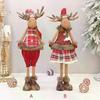 New Creative Christmas Doll Ornament Party Supplies Elk Festival Decoration Embellishment Plush Doll New Year's Supplies