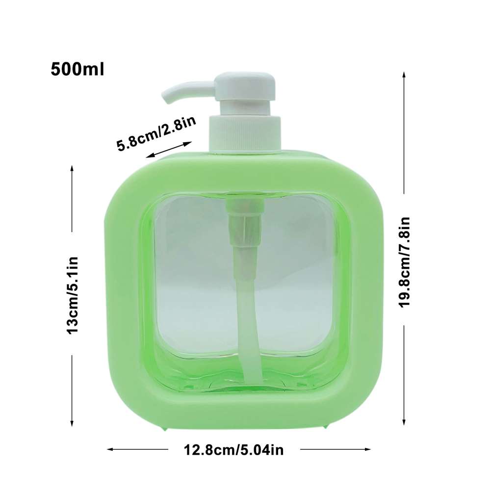 300/500 ml Seifenspenderflaschen Nachfüllbarer Shampoo Duschgel Lotion Behälter Flüssigseifenflaschen für Küche/Bad