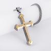 Classic Stainless Steel Cross Pendant Necklace Mens Women Jewelry Street Party Fashion Accessories Gift