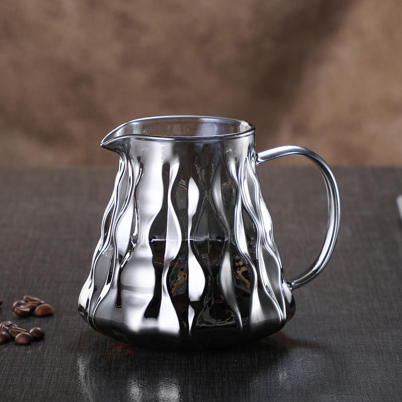 Nowy Magiczny Kwiat Kawiarka Szklana Kawiarka do Serwowania Zestaw Kawiarki Kubek Filtrujący do Kawy V60 Kawiarka Ręczna