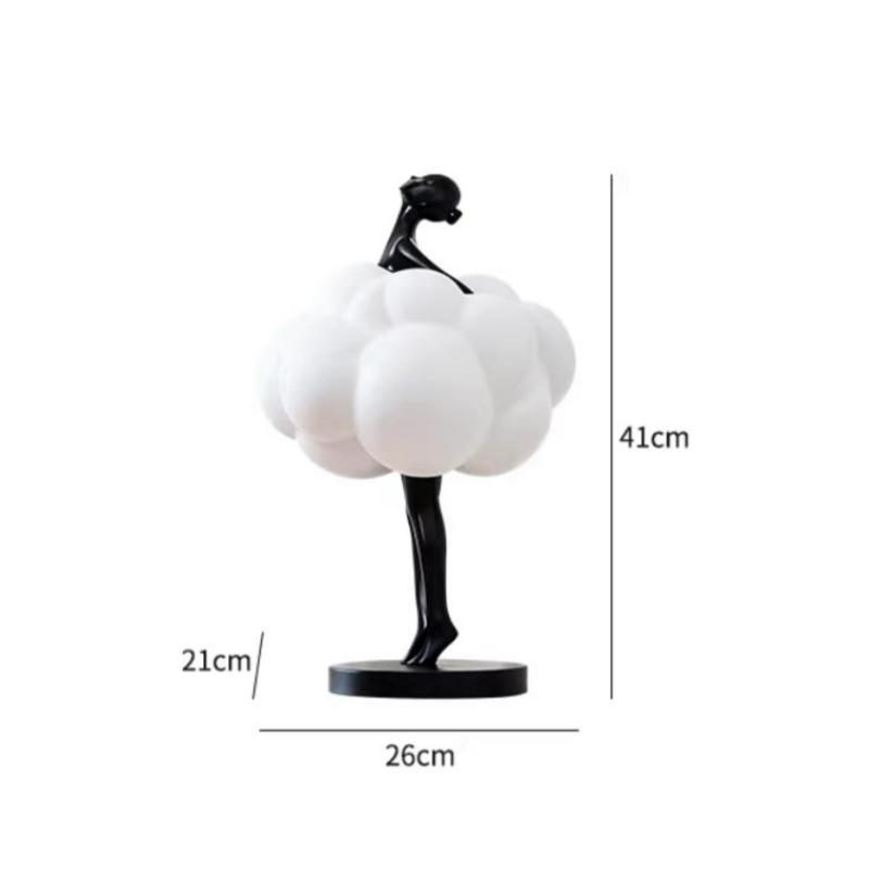 

Figurative Art Sculptures Cloud Ballet Figurine Ballet Girl Figures Dance Statue Decorative Figurines Home Decoration