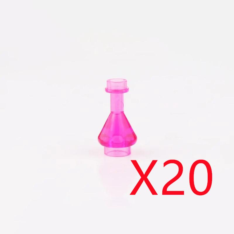 MOC City Building Blocks Character Scene Creative Accessories Mini Brick Color Wine Bottle Reagent Bottle Set Box Toy Gift X007