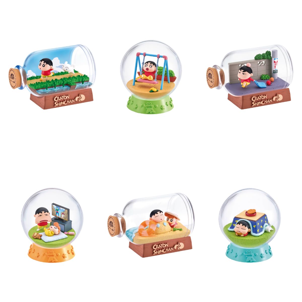 

Re-Ment Crayon Shin-chan Terrarium 2: It s a Troublesome Everyday Life, 1 Box, Approx. H120 x W145 x D215mm, ATBC-PVC, ABS, Acrylic