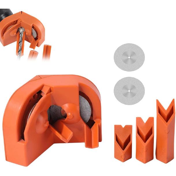 Drill Bit Sharpener,Drill Bit Sharpener for All Bits,Multipurpose Drill Bit Grinding Sharpener for High-Speed Steel, Masonry, Carbide, Cobalt &