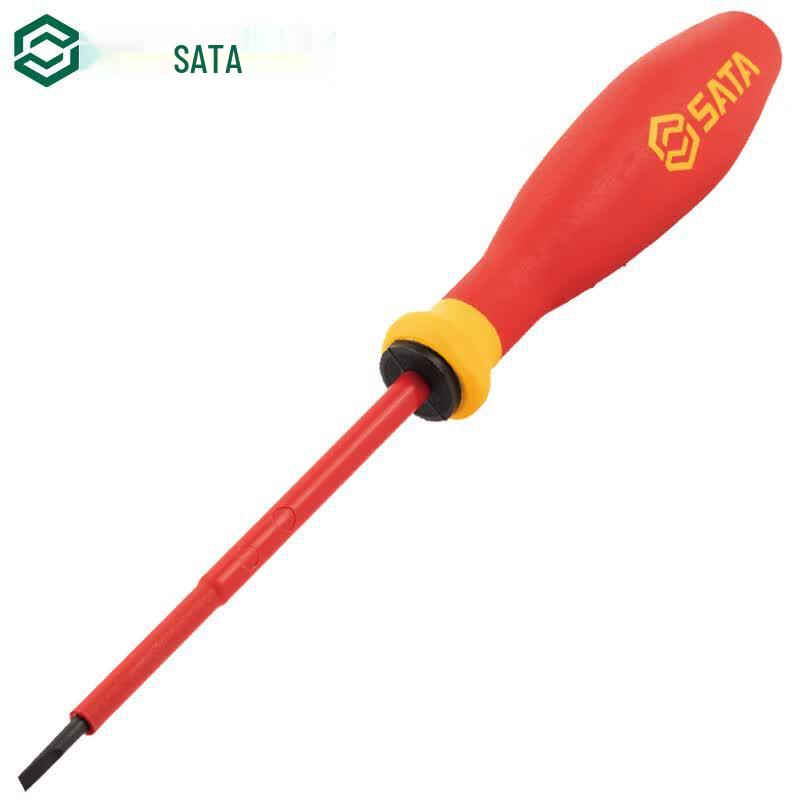 SATA VDE 1000V Insulated Slotted Screwdriver