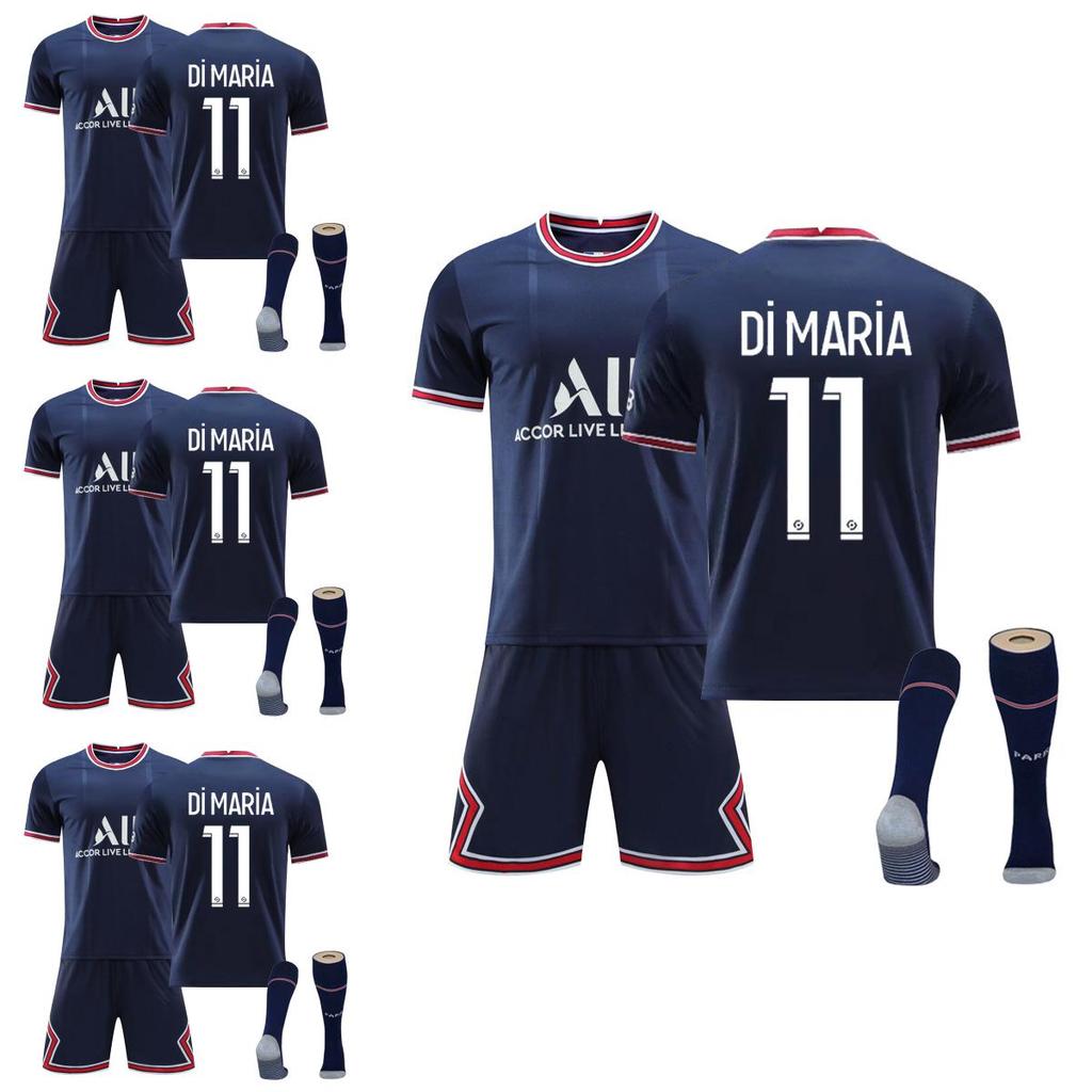 Personalisierte 21/22 Fußballtrikots für Teenager, Kinder, Erwachsene, dehnbares, bequemes, atmungsaktives Material