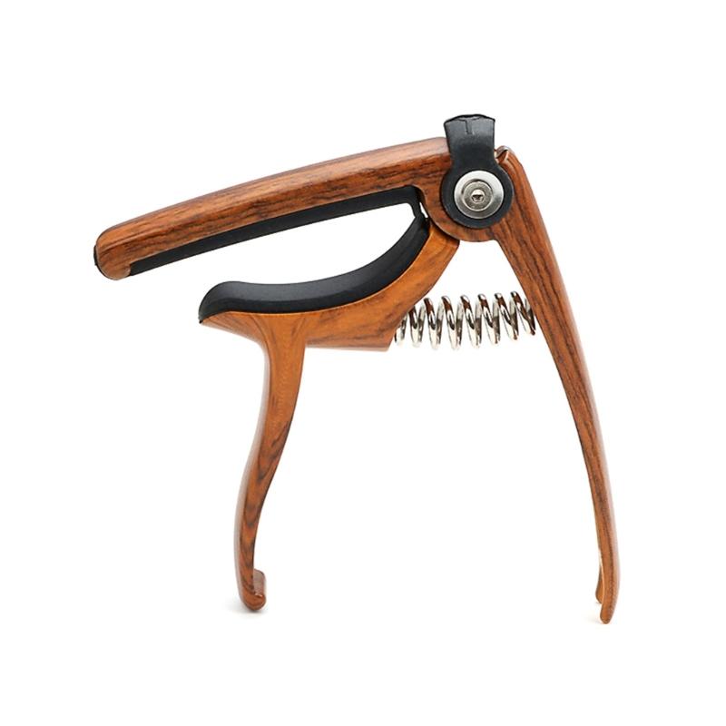 

Guitar Capo, Lightweight Zinc Alloy 4 in 1 Guitar Capo with Pin Puller for Acoustic and Electric Guitars, Bass, Ukulele 1