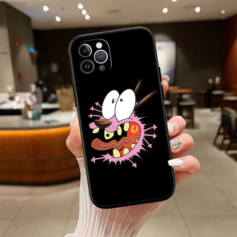 RE15 C-Courage C-Cowardly D-Dog New High-End Shell Phone Case for OPPO A3 Pro A72 A74 A76 A77 A77S A78 A79 A94 A95 A18 A40M A58