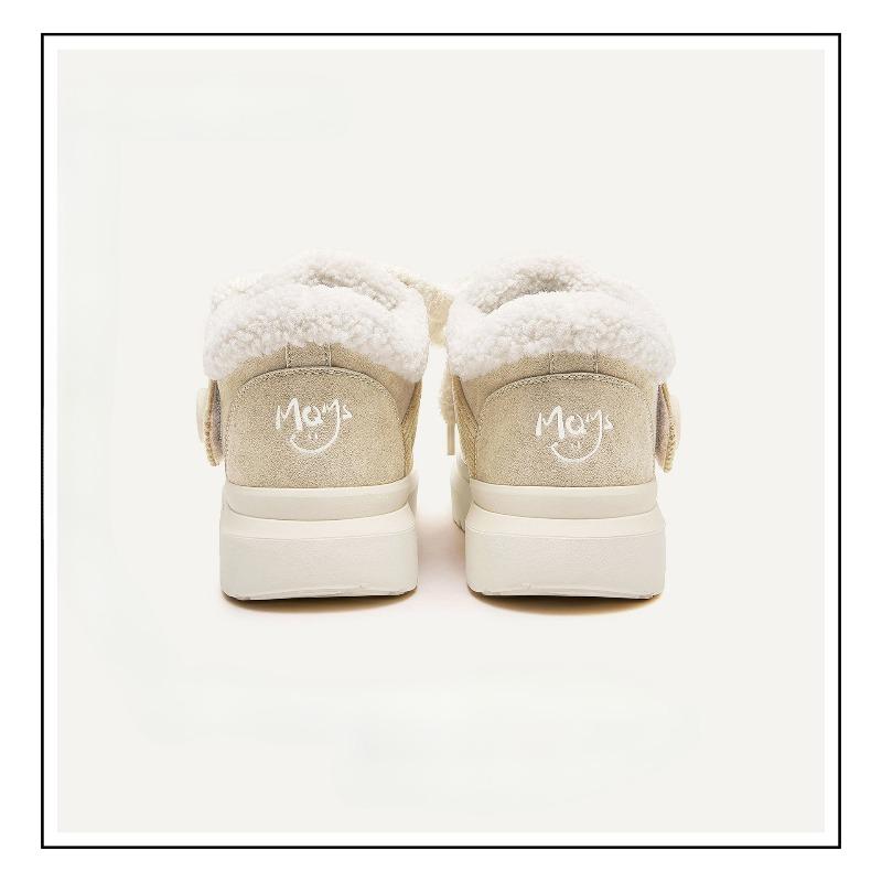 Big-headed Shoes, Thick-soled Height-increasing Warm Cotton Shoes, Short Boots, Women's Snow Boots